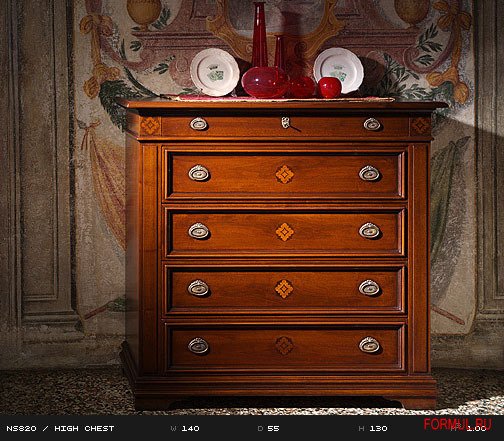 Комод Castellan Art. NS820 HIGH CHEST